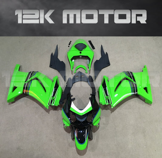 Ninja 250R EX250 2008 - 2012 Green Fairing Kit