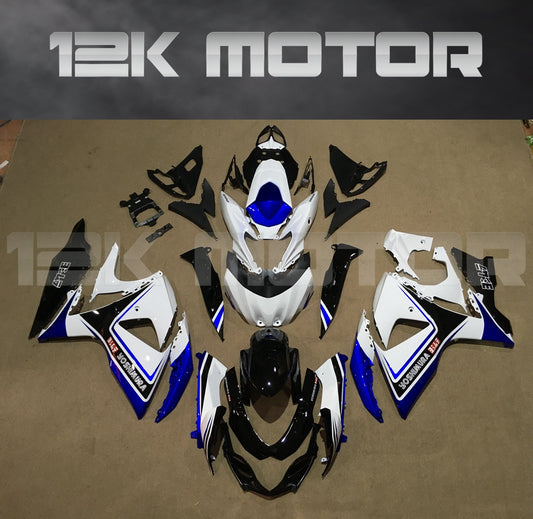 Black White Fairing fit for SUZUKI GSXR 1000 2009-2017 Aftermarket Fairing Kit