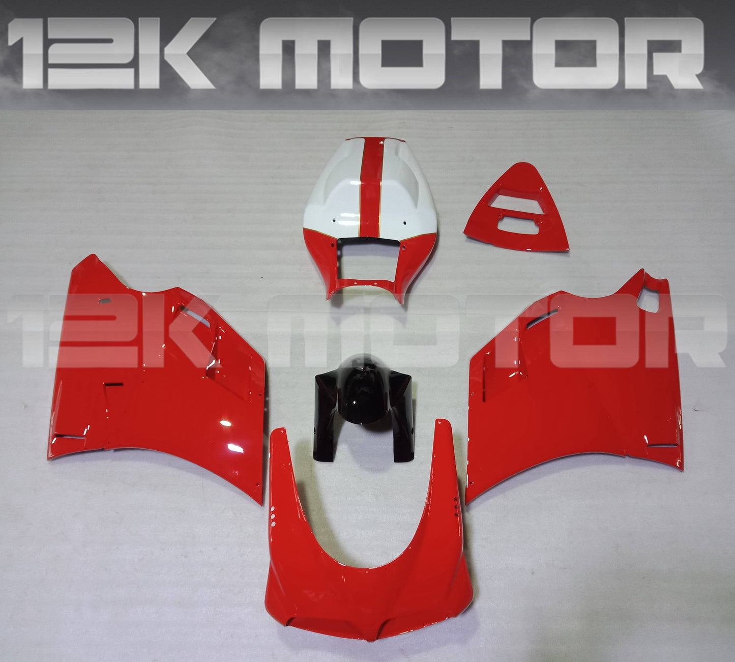 Red Color No Stickers Ducati 748 916 996 Fairing Kit