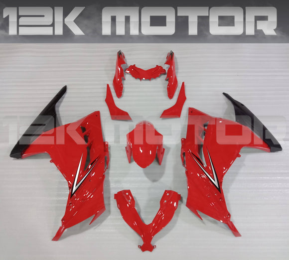 Red Black Original Ninja300 Design Fairing Kit For Kawasaki Ninja 300 Fairing
