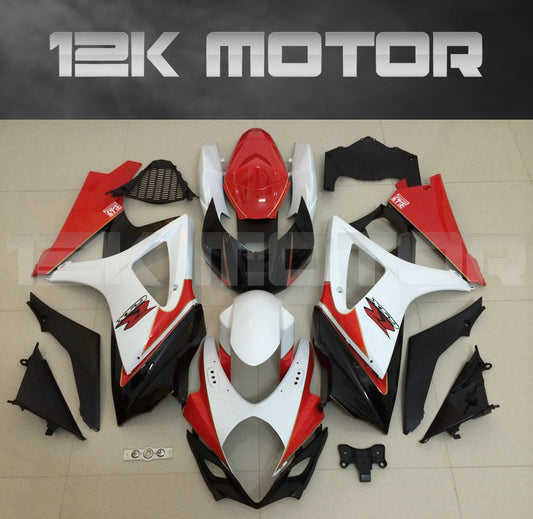White Red Black Fairing Kits Fit for SUZUKI GSXR 1000 2007 2008 Aftermarket Fairing Kit