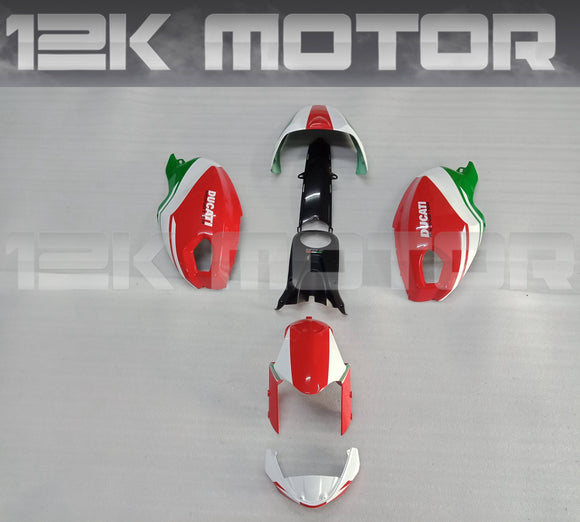 Red White Green Fairing For Ducati Monster 659 696 1100
