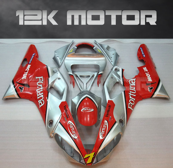 Red Silver Fairing For Yamaha R1 2000 2001 Aftermarket Fairing Kit