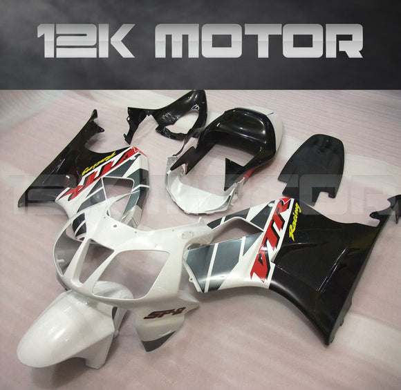 Silver and Black Fairing kit Fit HONDA RVT1000 RC51 SP1 SP 2 2000 - 2006 Aftermarket Fairing