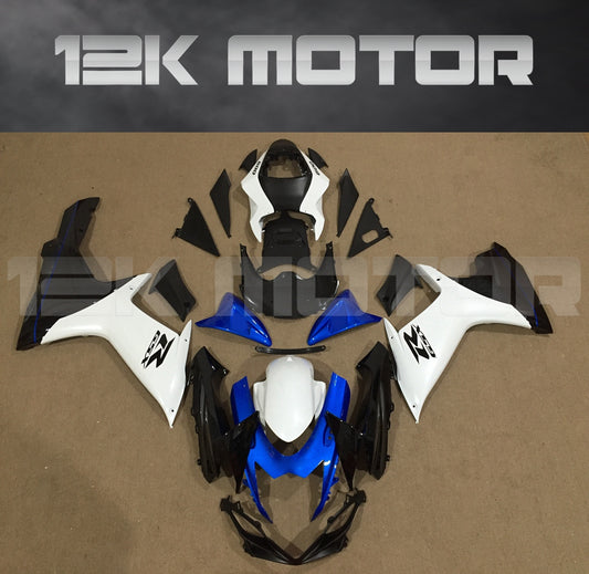Blue White Black Fairing Kit for 2011 to 2023 SUZUKI GSXR 600 GSX-R750