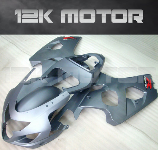 Matt Silver Fairing  Fit For SUZUKI GSXR 600/750 2004 2005 Aftermarket Fairing Kit