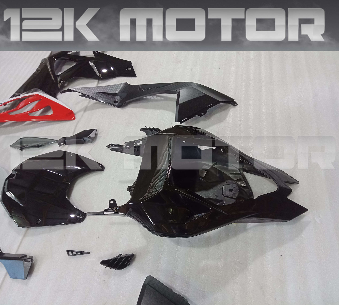Factory Red White Scheme Fairing Kit For BMW S1000RR 2009 2010 2011 2012 2013 2014