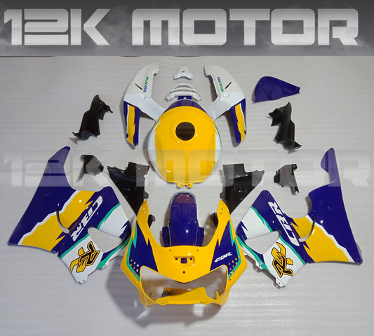 Yellow Blue Fairing Kit Fit HONDA CBR900RR 1998 1999