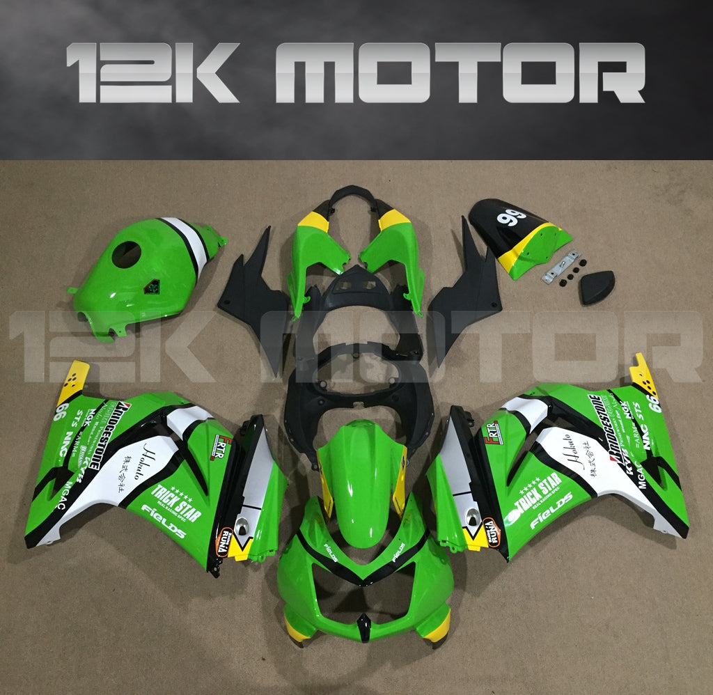 Ninja 250R EX250 2008 - 2012 Green Fairing