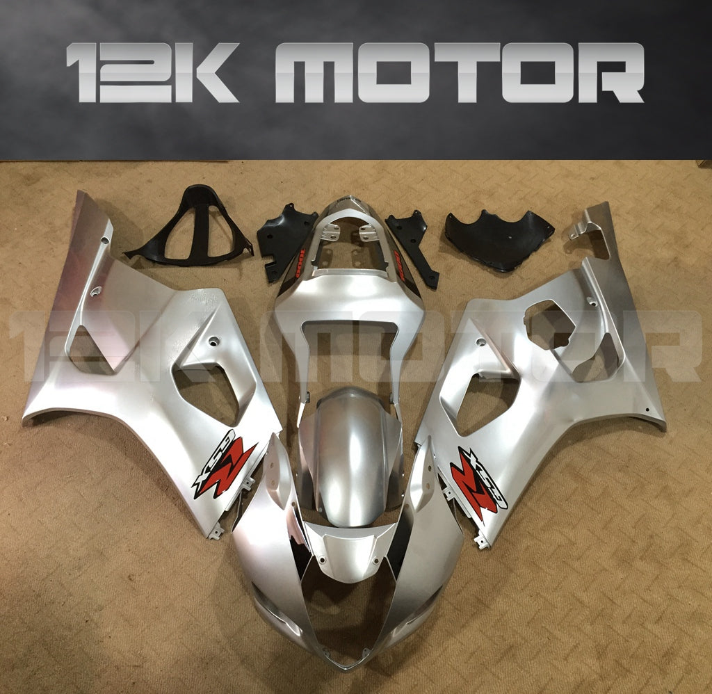 Silver Fairing fit for SUZUKI GSXR1000 2003 2004 Aftermarket Fairing Kit