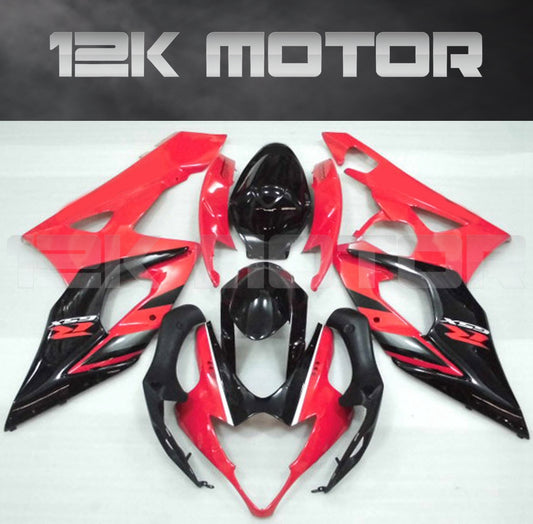 Black Red Fairing Kit Sets Fit for SUZUKI GSXR 1000 2005 2006 Aftermarket Fairing Kit