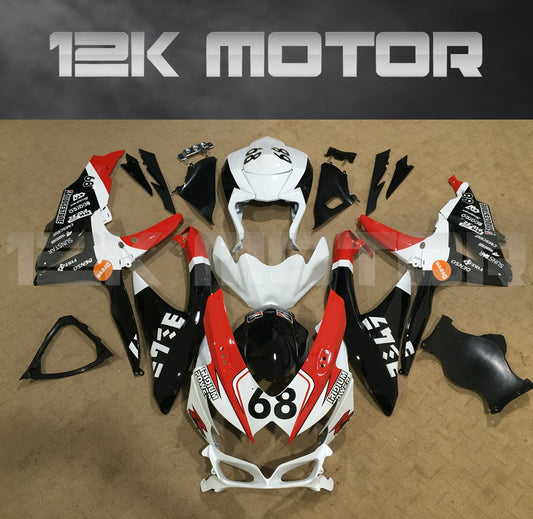 68 Design Fairing Fit for SUZUKI GSXR 600/750 2008-2010 Aftermarket Fairing Kit