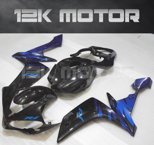 Black Blue Fairing for Yamaha R1 2007 2008 Aftermarket Fairing kits