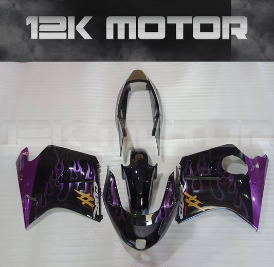 Purple Flame Fairing fit for HONDA CBR1100XX Blackbird 1996-2007 Aftermarket Fairing Kit
