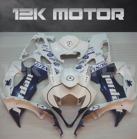 White and Blue Fairing Fit for SUZUKI GSXR 1000 2005 2006 Aftermarket Fairing Kit