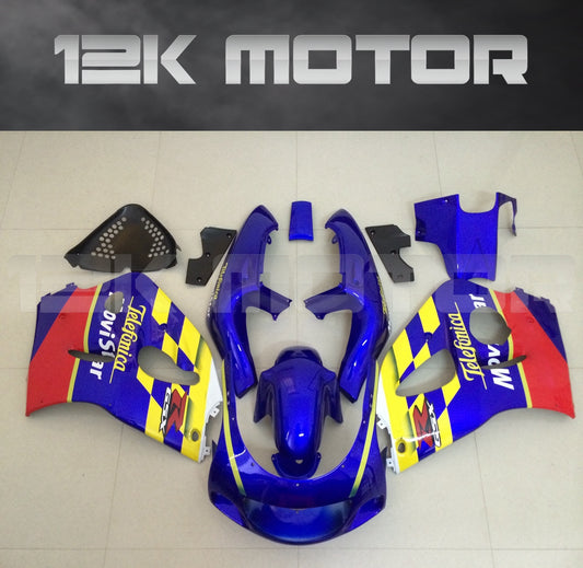 Blue Fairing Fit For SUZUKI GSXR 600 GSX-R 750 1996-1999