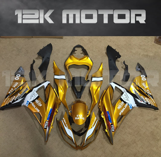 Gold Color Aftermarket Fairing for Kawasaki ZX-6R 2013 2014 2015 2016 2017 2018