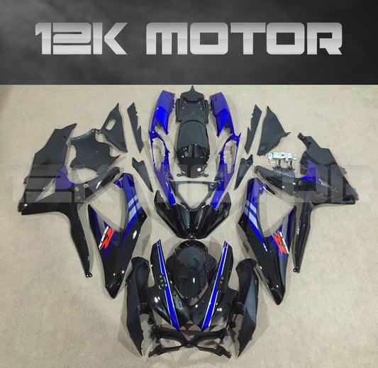 Black and Blue Fairing Fit for SUZUKI GSXR 600/750 2008-2010 Aftermarket Fairing Kit