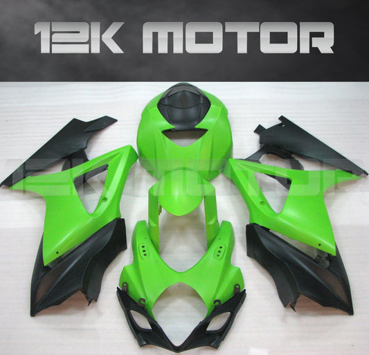 Black and Green Design Fairing Fit for SUZUKI GSXR 1000 2007 2008 Aftermarket Fairing Kit