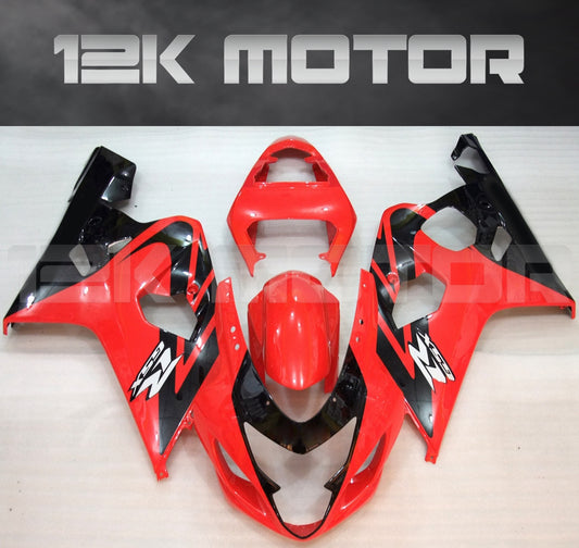 Red Fairing  Fit For SUZUKI GSXR 600/750 2004 2005 Aftermarket Fairing Kit