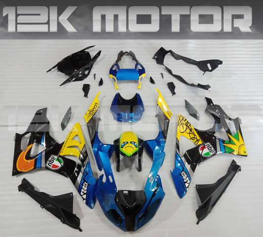 BMW S1000RR Fairings 2009-2014 Blue Shark Fairing