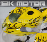 Yellow Custom Fairing fit for HONDA CBR1100XX Blackbird 1996 to 2007