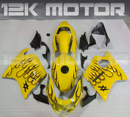 Yellow Custom Fairing fit for HONDA CBR1100XX Blackbird 1996 to 2007