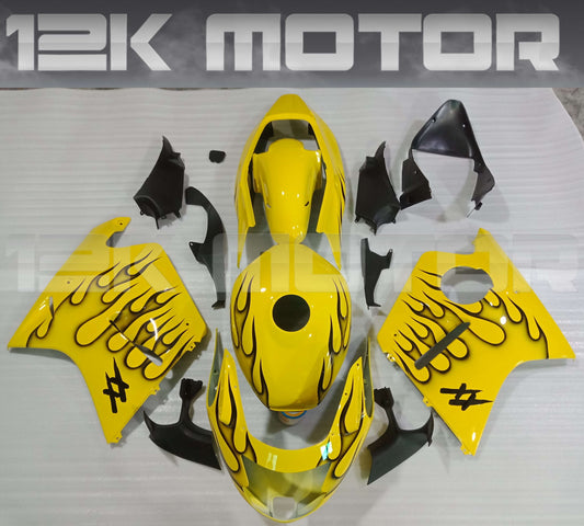 Yellow Custom Fairing fit for HONDA CBR1100XX Blackbird 1996 to 2007