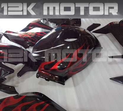 Red Flame Fairing fit HONDA CBR600RR 2009 2010 2011 2012