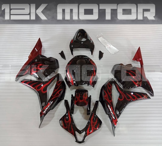 Red Flame Fairing fit HONDA CBR600RR 2009 2010 2011 2012