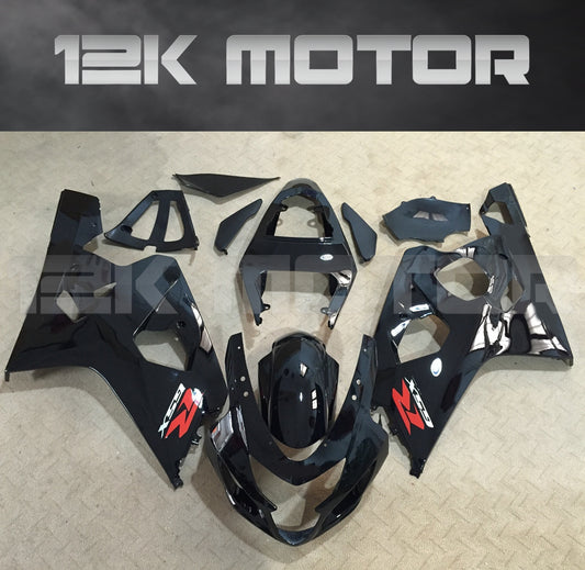 Black Fairing Fit For SUZUKI GSXR 600/750 2004 2005 Aftermarket Fairing Kit