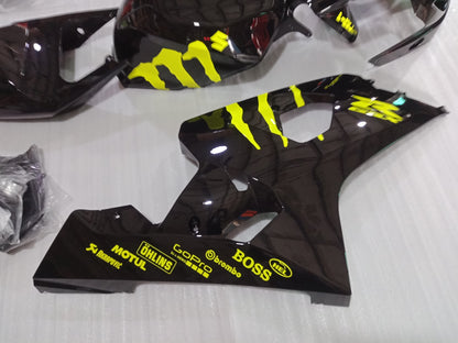 ---AU STOCKING---Black Fairing Kit For Suzuki GSX-R 600 GSX-R 750 2004 2005 With Tank Cover