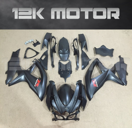 Matt Black Fairing Fit for SUZUKI GSXR 600/750 2008-2010 Aftermarket Fairing Kit