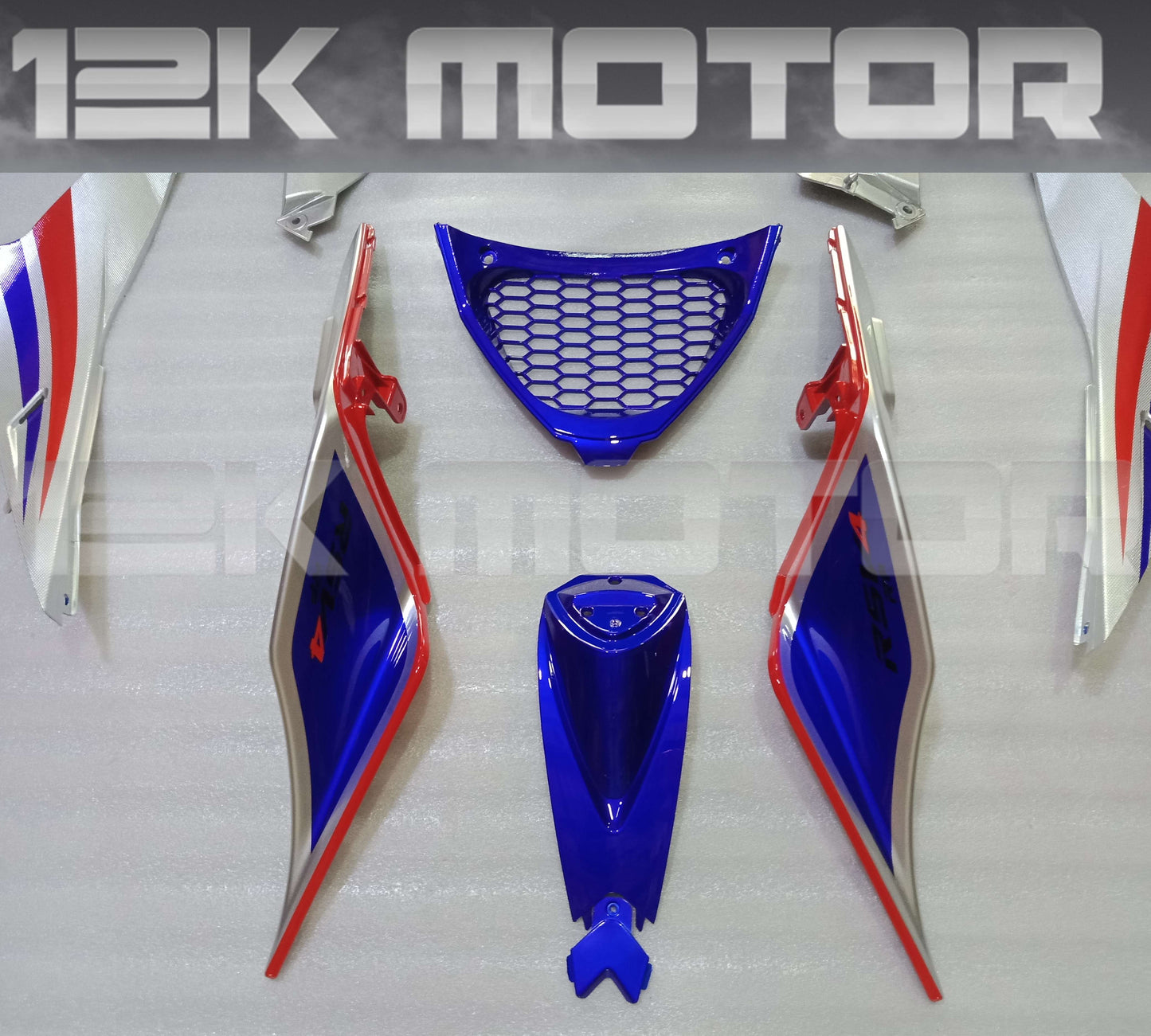 Blue Red Silver Fairing Kit For Aprilia RSV4 2009 - 2019
