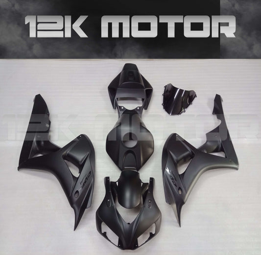 Matt Black With Black Sticker Fairing Kit for HONDA CBR1000RR 2006 2007
