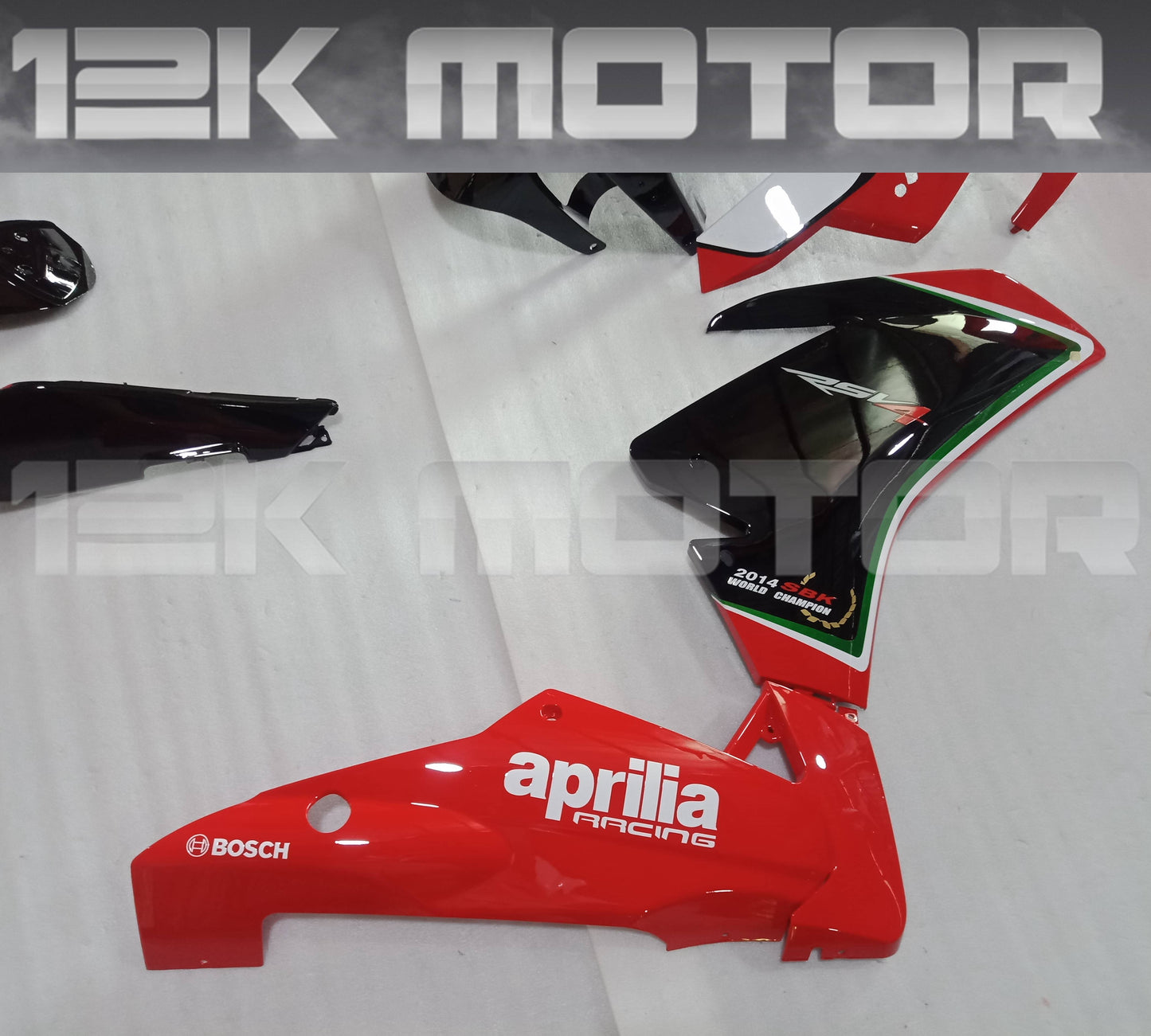 Red Black Design Fairing Kit For Aprilia RSV4 2009 - 2019