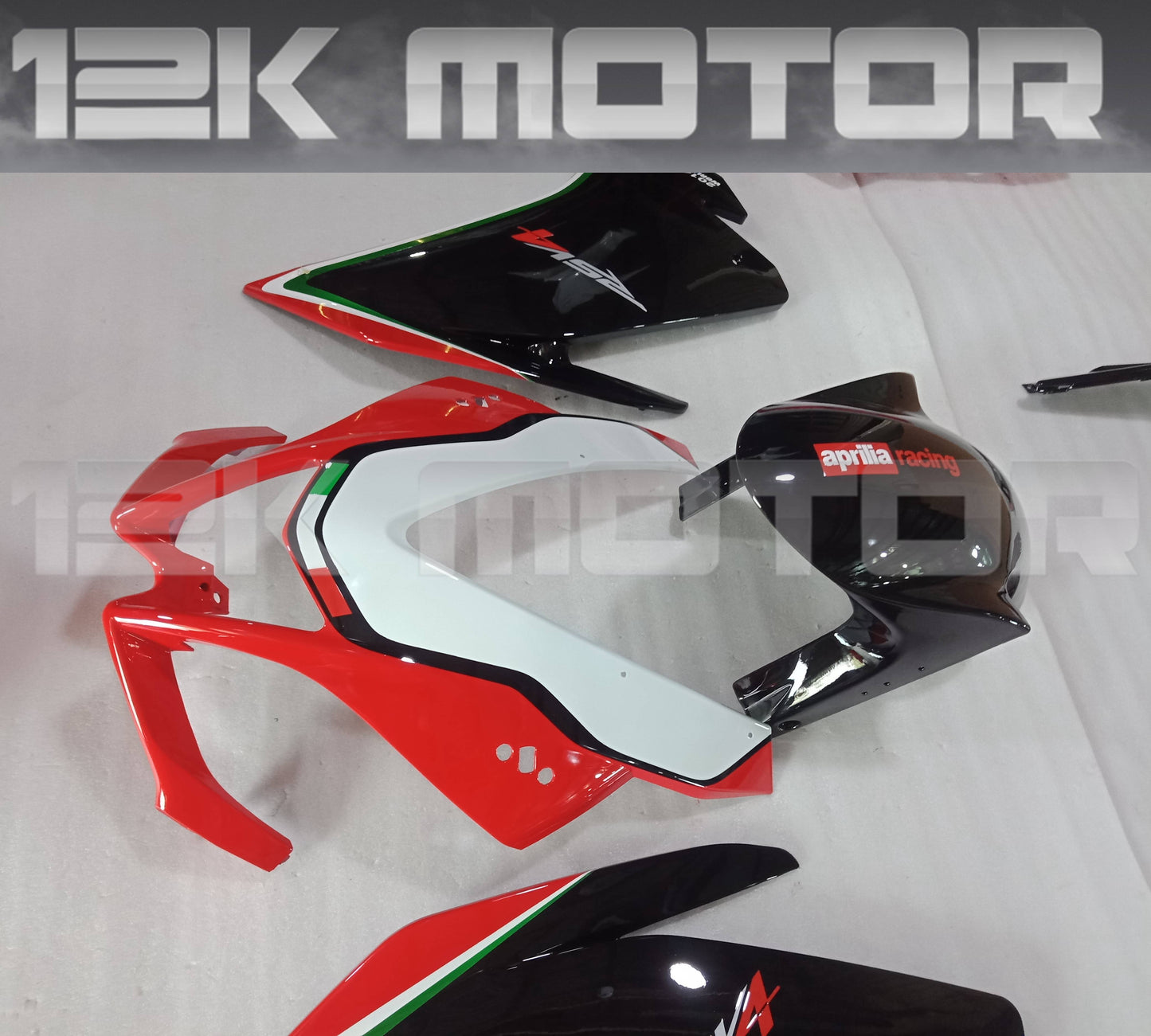 Red Black Design Fairing Kit For Aprilia RSV4 2009 - 2019