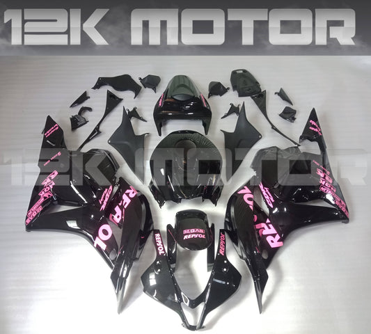 Pink Black Fairing fit HONDA CBR600RR 2009 2010 2011 2012