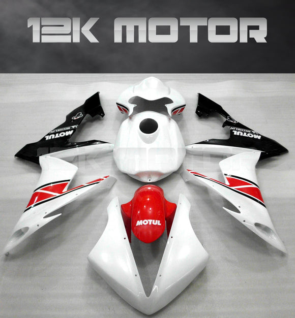 White and Red Color Fairing For Yamaha R1 2004 2005 2006 Aftermarket Fairing Kit