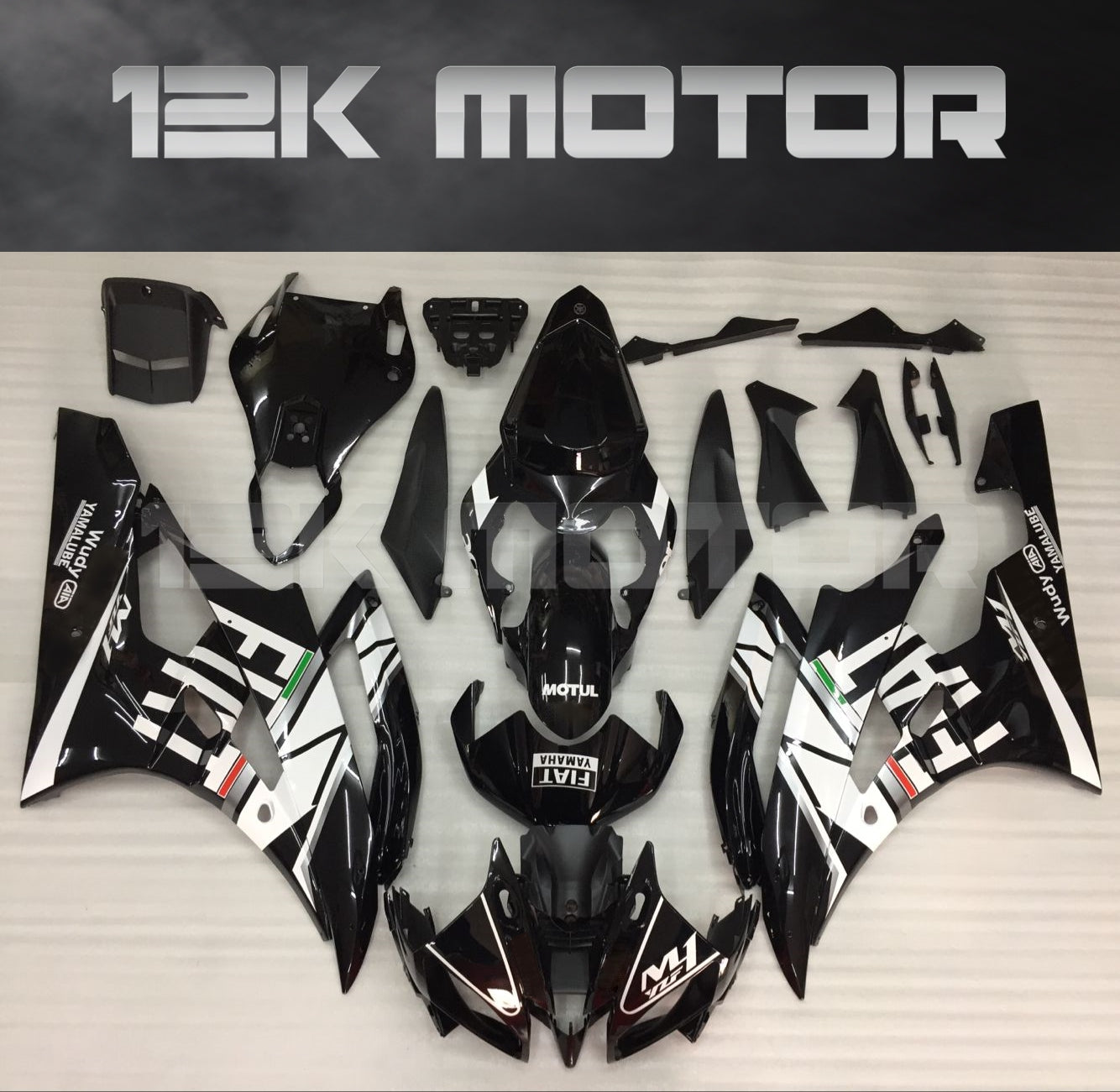 Fairing Black FIAT Fairing kit set fit for Yamaha R6 2006 2007 Fairing Kits