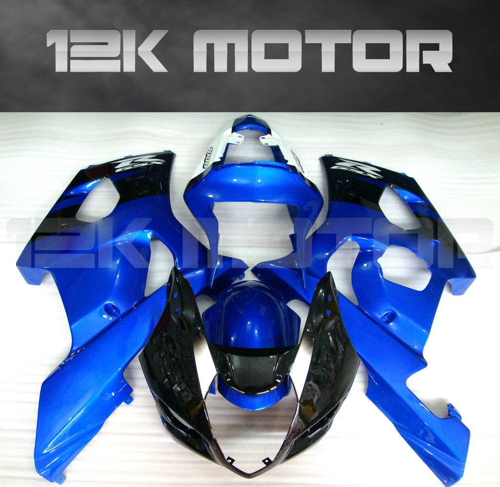 Black and Blue Fairing fit for SUZUKI GSXR1000 2003 2004 Aftermarket Fairing Kit