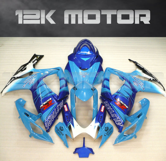 Blue Corona Fairing Fit For SUZUKI GSXR 600/750 2006 2007 Aftermarket Fairing Kit
