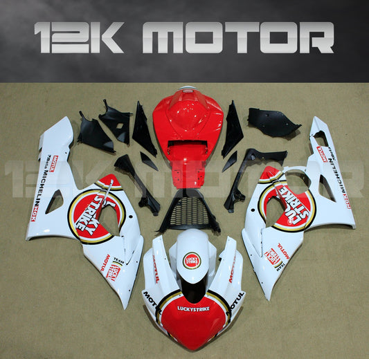 White and Red Fairing Fit for SUZUKI GSXR 1000 2005 2006 Aftermarket Fairing Kit