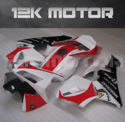Fit for HONDA CBR600RR F5 2003 2004 White Red Fairing