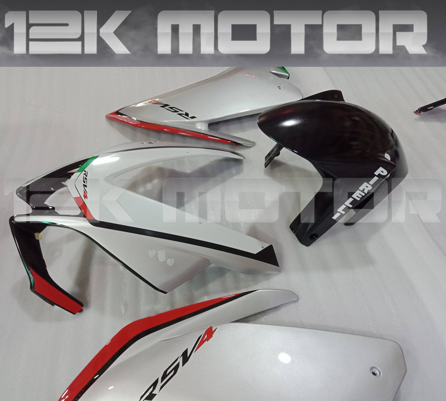 Aprilia RSV4 2009 - 2019 Fairings Silver Fairing Kit