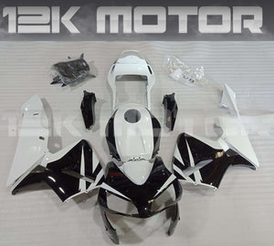 Black White Fairing Kit Fit for HONDA CBR600RR F5 2003 2004