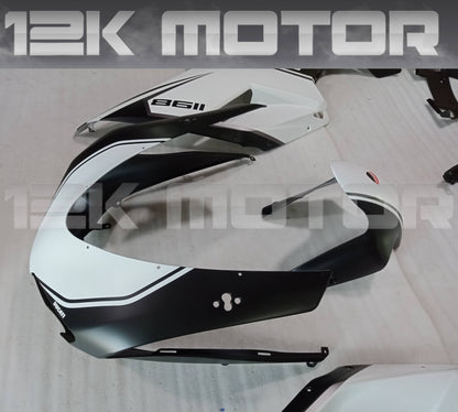 Ducati  848 1098 1198  Matt Black White Fairing