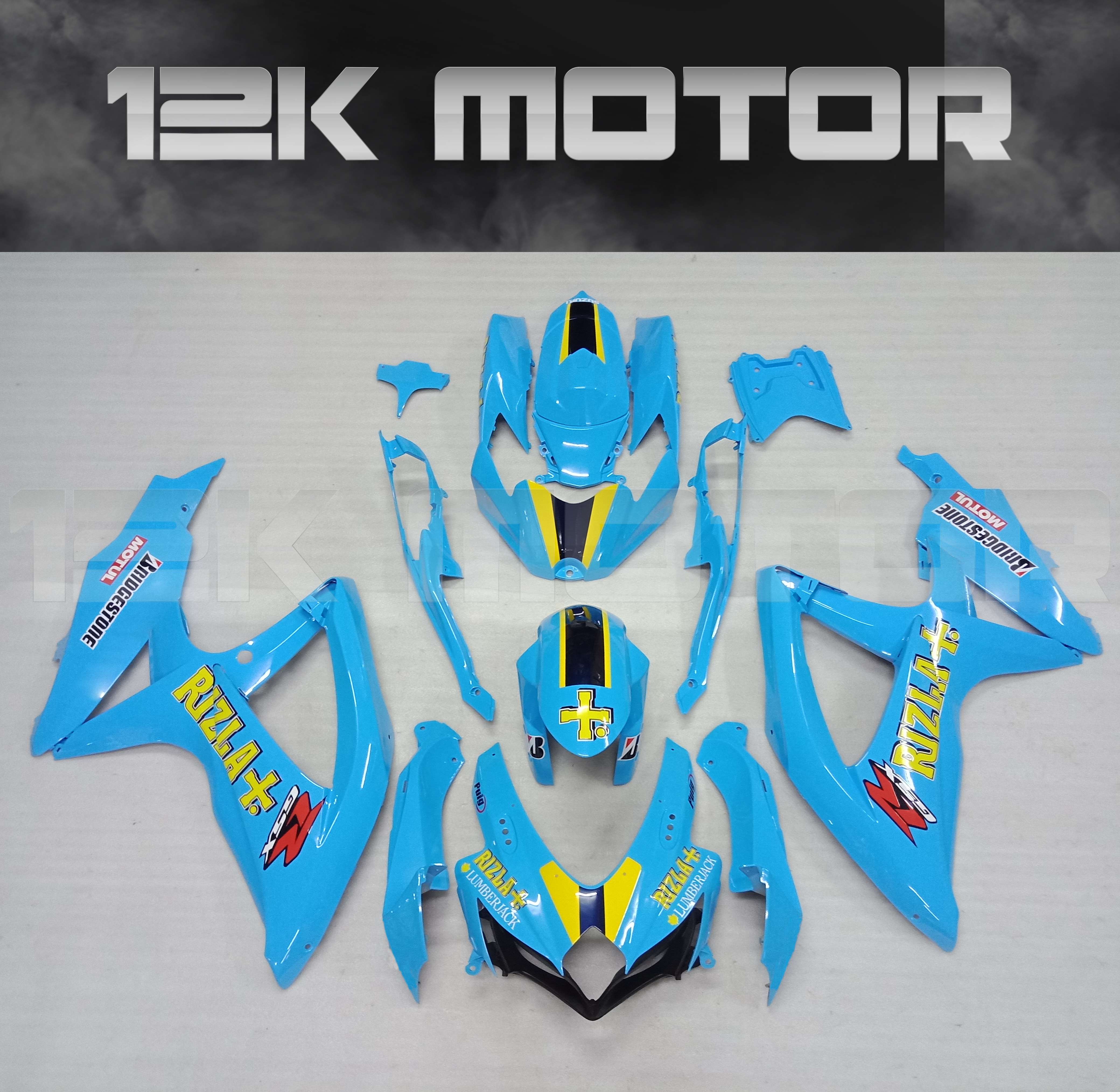 Gsx R600 Rizla Kit RIZLA Fairing Fit for SUZUKI GSXR 600/750 2008-2010 Aftermarket Fairing Kit