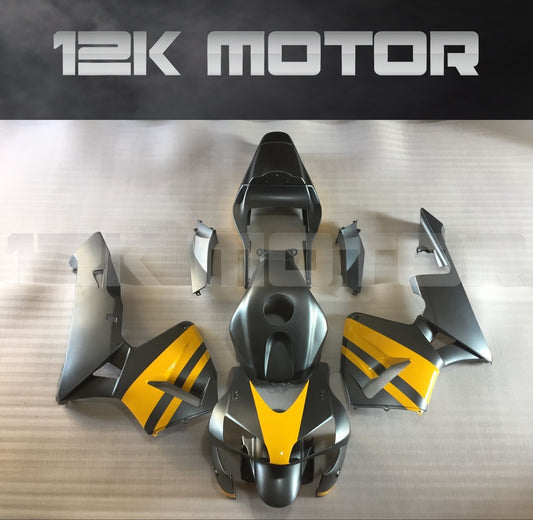 Matt Black and Yellow Fairing Fit for HONDA CBR600RR F5 2003 2004 Aftermarket Fairing Kit