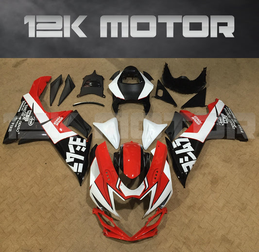 Red Black Fairing Kit for 2011 to 2023 SUZUKI GSXR 600 GSX-R750